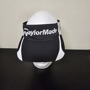 Taylormade Golf Hat Black Visor Embroidered R11 Penta Logo Adjustable Strapback - Picture 1 of 9
