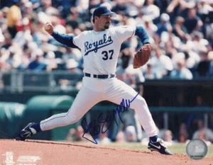 JEFF SUPPAN KANSAS CITY ROYALS  SIGNED AUTOGRAPHED  8X10 PHOTO W/ COA - Picture 1 of 1