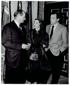 1952 Foto vintage de Joanne Dru John Ireland Fred Kelly película "Orgullo de San Luis" - Imagen 1 de 2