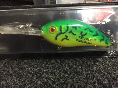 EXCALIBUR FAT FREE FINGERLING BILL DANCE'S FIRETIGER CRANKBAIT! ¡NUEVO EN PAQUETE! ¡SUSPENSIÓN! Foto 1 de 3