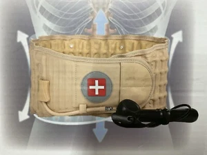 Dekompressionsgürtel Rückenbandage Lendenwirbelsäulenstütze & Verlängerungsgürtel Luftzug - Bild 1 von 4