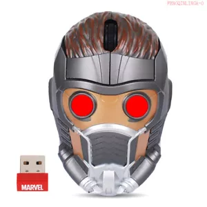 Avengers:Infinity War Star-Lord Wireless Mouse LED Mask Eye Light Model Toy Gift - Picture 1 of 12
