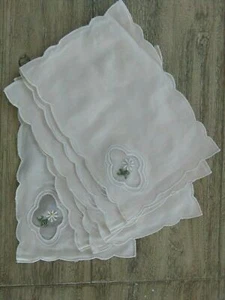 Lot of 10 Vintage Crochet Linen Handmade Lace Doilies brand new in pack - Picture 1 of 5