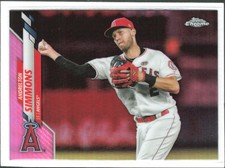 2020 Topps Chrome Andrelton Simmons PINK REFRACTOR  #72 Los Angeles Angels