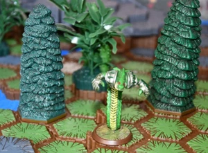Heroscape : Venoc Warlord Malliddon's Prophecy (1 Figure & 1 Battle Card) VG - Picture 1 of 3