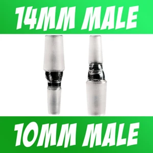 Scientific Lab Glass Adapter Fitting 14mm Male to 10mm Male - Picture 1 of 1