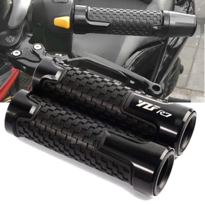 Black motorcycle CNC Grips Handle bar Handlebar For Yamaha YZF R7 2022 2023 NEW Foto 1 de 4