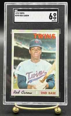 🟥💥Rod Carew🟥💥1970 Topps #290 HOF VINTAGE SGC 6 EX-MT TWINS - Image 1 of 4