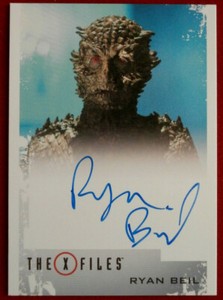X-FILES - SEASONS 10 & 11 - RYAN BEIL - Personally Signed Autograph Card - 2018