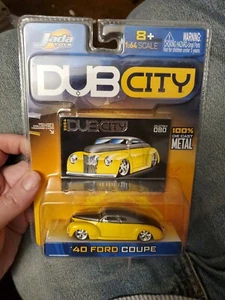 Jada Dub City '40 1940 gelb mit grau Ford Coupe Sammler #080 1:64  - Bild 1 von 5