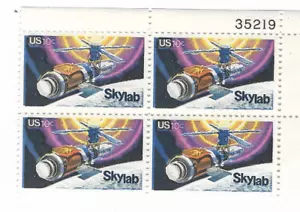 US Stamps 1529- Skylab Plate Block - Picture 1 of 1