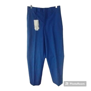 Zara Men's Dress Pants Trousers Size USA 29 Indigo Blue Straight Leg Pockets - Picture 1 of 9