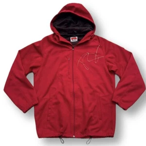 Marlboro Red Full Zip Hooded Nylon Sports Jacket. Medium. Michael Schumacher. - Picture 1 of 9