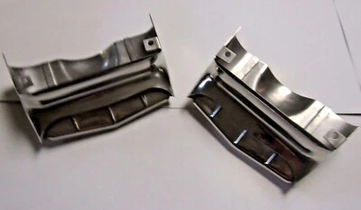 Se adapta a 57 58 59 Dodge Plymouth puntas deflectoras de escape de acero inoxidable 1957 1958 NUEVO Foto 1 de 4