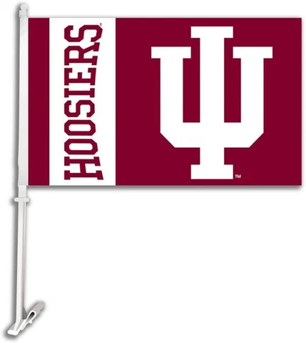 INDIANA HOOSIERS-----CAR FLAG Cover