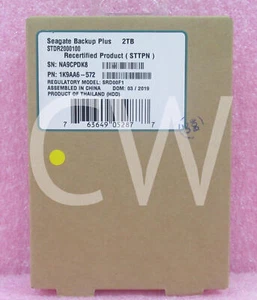 STDR2000100 Seagate 1K9AA6 Backup Plus 2TB 5.4K USB3.0 2.5" External Hard Drive - Picture 1 of 2