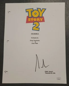 AUTÓGRAFO FIRMADO POR TIM ALLEN TOY STORY 2 GUIÓN COMPLETO PRUEBA JSA - Imagen 1 de 3