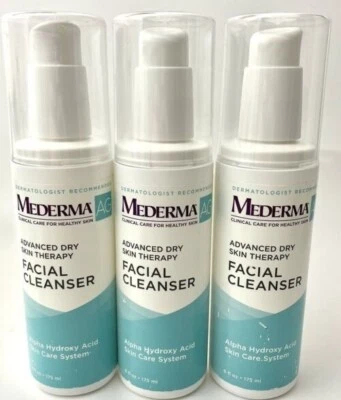 Lote de 3 limpiadores faciales Mederma Advanced Dry Skin Therapy - RARO Foto 1 de 2