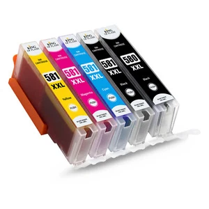 580 581xxl Ink Cartridges for Canon Pixma TS705 TS6250 TS8150 TS6350 TR8550 LOT - Picture 1 of 35