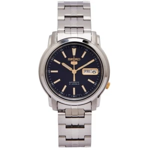 SEIKO 5 Sports SNKL79K1 Automatic Blue Dail Silver Steel Watch - Picture 1 of 6