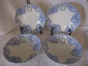INTESA HOME BLAUE LOTUSBLUME VIER PORZELLAN 9,5" PASTASCHALEN HERGESTELLT IN DER TÜRKEI NEU MIT ETIKETT - Bild 1 von 7