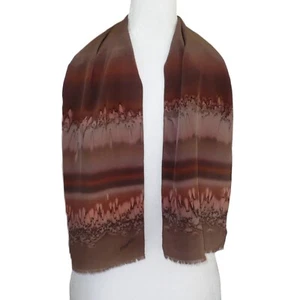 Vintage Gentleman's Hand-painted Silk Luxury Scarf, Man's Opera Dress Scarf - Picture 1 of 6