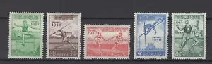 BÉLGICA 1950 Sports MH* 827/31 - Imagen 1 de 1