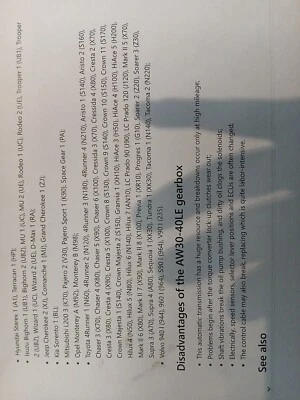 Toyota automatic transmission read compatability in photo - Image 1 of 4