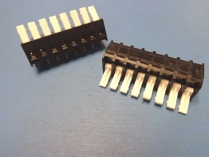 (2) BLOQUE DE TERMINALES T&B 2SV-08 8 PINES SIN TORNILLOS 18-22 AWG 150V/300V 1-1437671-1 - Imagen 1 de 2