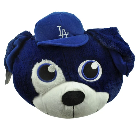 MLB Los Angeles Dodgers Nogginz Plush Toy Big Huge Head Blue Novelty LA Mascot Cover