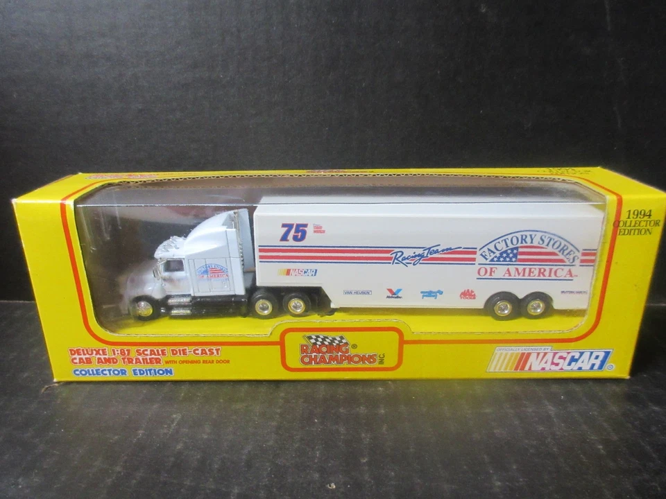 Racing Champions Nascar Transporter 1994 # 75 Todd Bodine -- escala 1/87 Foto 1 de 1