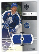 2007-08 Ultimate Collection #UJ-SA Borje Salming Ultimate Jerseys 057/100