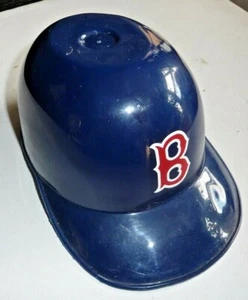BOSTON RED SOX MINI BASEBALL HELMET VINTAGE LRICH GREAT SHAPE - Picture 1 of 2
