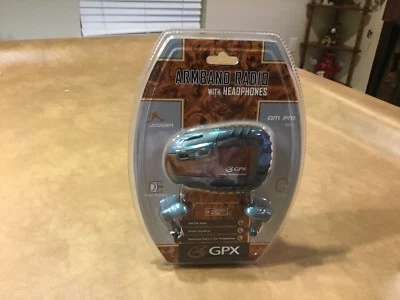 GPX Jogger Armband Radio A2098GEO Sports Jogging AM/FM w/Headphones NIP - Image 1 of 4