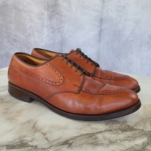 Allen Edmonds Kingsley Split Apron Oxfords Men's Size 11 D Tan - Picture 1 of 16