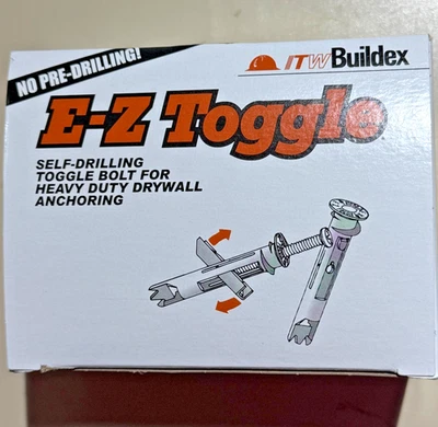 Anclaje para paneles de yeso Buildex de alta resistencia autoperforante 2-1/8 palanca E-Z 5014901 50ct Foto 1 de 4
