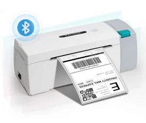 Label Printer Bluetooth+USB Thermal Printer for Shipping Label Royal Mail Evri - Picture 1 of 6
