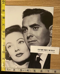 Tyrone Power & Gene Tierney Movie Scene Book Photograph - Picture 1 of 1