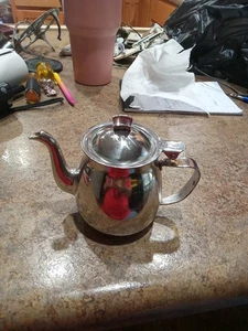 Vintage Tea Pot (Individual Size) or Creamer POLAR Brand Stainless St. 10 oz. Z1 - Picture 1 of 9