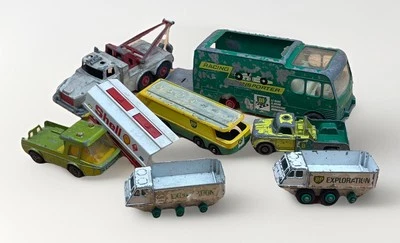 Matchbox BP Shell Racing Lot Lesney K-5 Scammell + Tankers Spares Repairs Bundle - Image 1 of 4