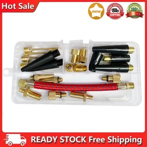 21 Stück Ventilverbinder Fußball Luftmatratze Fahrrad Reifenpumpe Adapter Set Ki - Bild 1 von 8