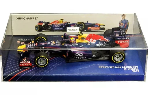 Mini car 143 Infiniti Red Bull Racing RB9 2013 TOTAL #2 Purple 410130002] - Image 1 of 1