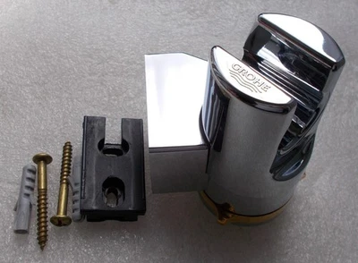 GROHE RELEXA WANDBRAUSEHALTER 28623IG0, chrom/gold,RARITÄT - Bild 1 von 4