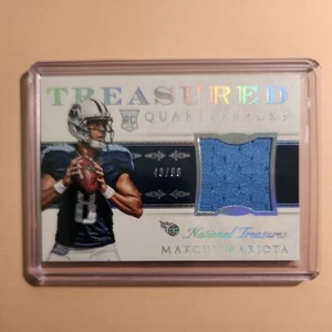 National Treasures 2015 - Treasured Quarterbacks Marcus Mariota RC/99 - Imagen 1 de 4