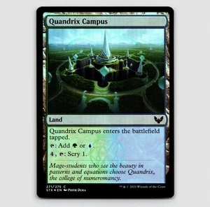 Quandrix Campus (Foil)  - STX #271 Common - NM Strixhaven: School of Mages - Picture 1 of 2