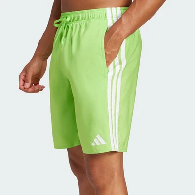 ADIDAS Men Sportswear 3-Stripes Swim Shorts 8-Inch jd4242 $55 - Image 1 of 4