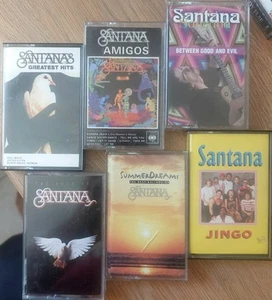 6 x SANTANA Cassette Tape Albums ☆Job Lot/Bundle-All Pictured!☆ - Picture 1 of 3