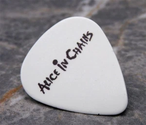 Alice in Chains White Guitar Pick Lapel Pin or Tie Tack - Picture 1 of 4