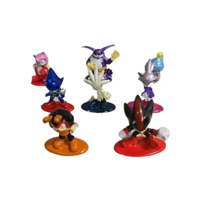 Jada Sonic The Hedgehog 1.65" Die-Cast Figures Nano Metalfigs Lot Of 8 (T-3) - Image 1 of 4
