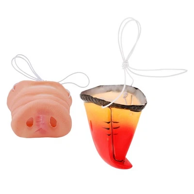  2 pièces faux nez d'animal pour Cosplay, accessoires réalistes de nez de - Image 1 of 4